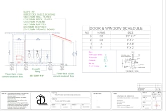 design a modern bathroom with 2d floor plans and elevations