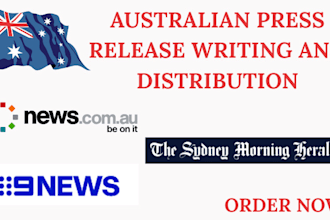 do australia press release writing and distribution to peak australian media