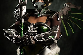 model 3d cosplay3d helmet weapon wearable armor 3d halloween cosplay props