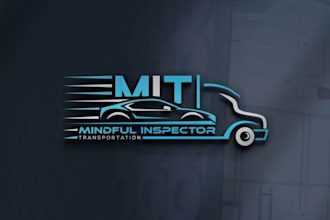 design a powerful and custom trucking or logistics logo
