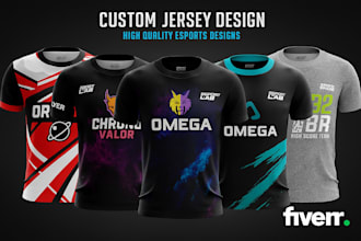 do a full print custom jersey designs or sublimation designs
