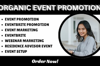 event promotion, eventbrite website promotion webinar, concert, resident