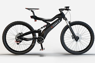 bike game ready model, 3d electric bicycle,3d vehicle print,3d product animation
