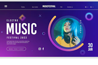 design music website dj website night club website bar website festival website