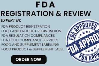 fda registration and import permit services food beverages drugs medicine in US