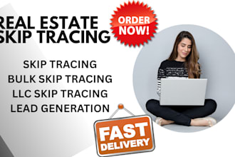 do skip tracing for real estate and llc