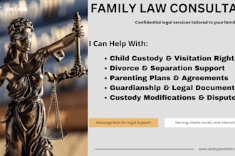 offer legal services specializing in family law and child custody matters