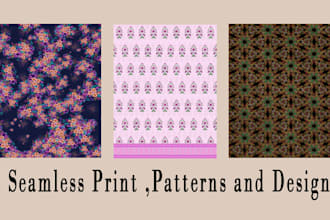 design digital textile prints and patterns