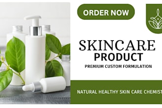 do cosmetics formular, beauty creams, lotions and make up products as a chemist