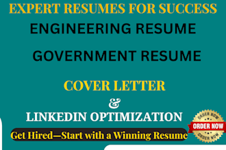do engineering resume and government resume