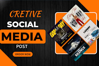 design premium social media posts, covers and headers