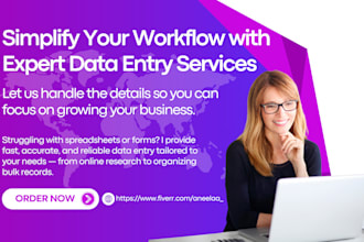 do urgent data entry, web research, copy paste