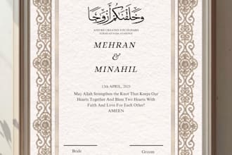 make wedding certificate for you