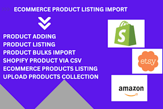 pro list, add import shopify products CSV bulk ecommerce product listing