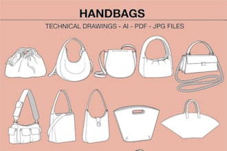 design factory ready bag tech pack for backpack, tote, or handbag