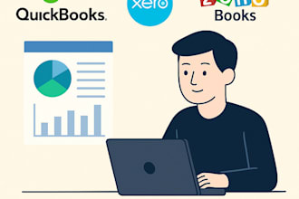 do expert bookkeeping in quickbooks, xero, or zoho books