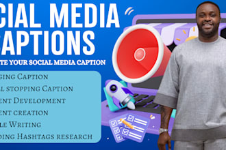 write captivating social media captions for your instagram, photo, reels, brands