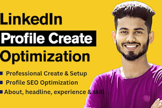 create and optimize your linkedin profile