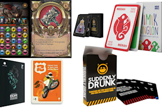 custom playing card design card game design card illustration card game design