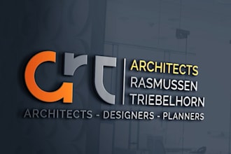 do a modern architectural logo design for you