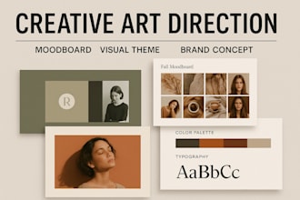 provide creative art direction for your brand or project