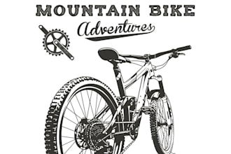 a professional mountain bike logo