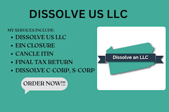 dissolve us llc, wyoming llc, close ein, llc dissolution, boi report