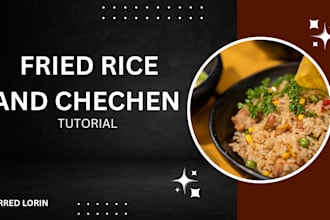teach you how to cook fried rice with chicken