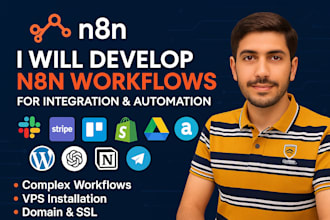 setup server with custom domain SSL with workflows automation on vps