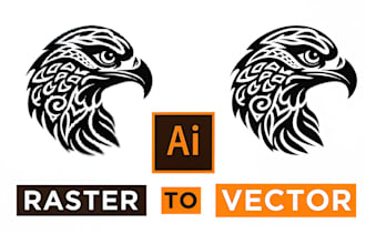 revamp, vectorize, recreate, edit, fix, redesign design brand logo to vector art