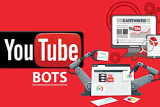 develop automated youtube bot, tiktok bot, instagram API bot,  livestreaming bot