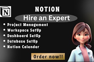 notion expert second brain task manager notion template  for notion workspace