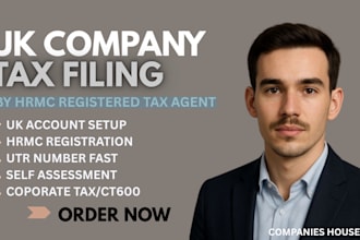 file UK vat return UK corporation tax ct600uk self assessment sa100 to hmrc