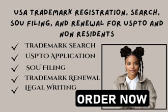 usa trademark registration, search, sou filing, and renewal for uspto