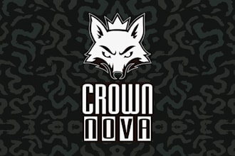 design a bold logo and brand identity with strong visual style