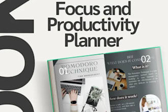 design custom student study planners for time management and focus