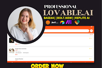 lovable bolt new base44 loveable saas mvps website voice agent vapi ai app