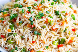 cook smoky fried rice