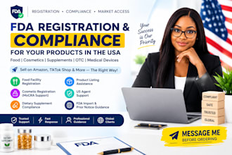 do fda compliance, fda registration, fsvp agent and label, us agent service