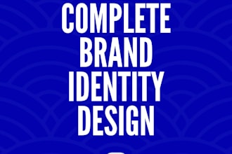 craft a premium brand identity with logo, guide and mockups