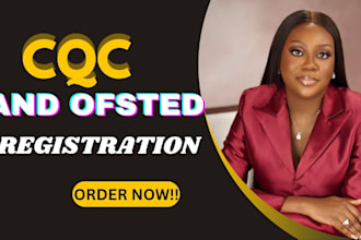 assist with your cqc or ofsted registration process with expert guidance