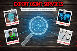 osint investigation and background check with digital footprint analysis