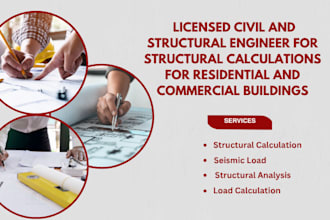 provide structural calculations for residential and commercial buildings