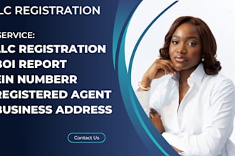 do llc registration, ein number, registered agent, register US llc, boi report