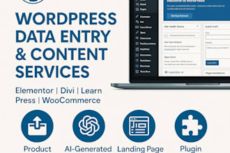 add your product data in wordpress
