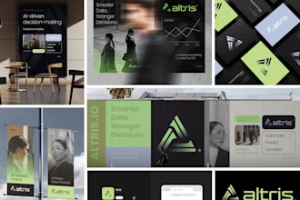design a custom brand identity with logo and brand guidelines book