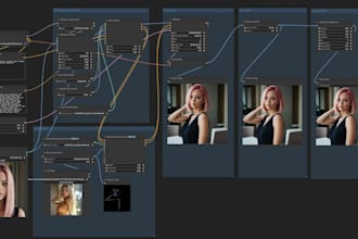 create comfyui stable diffusion and workflow with nsfw, sfw, and lora flux model