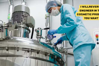 reverse engineer in the cosmetic product you want