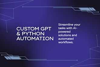 build a custom automation script or gpt powered tool