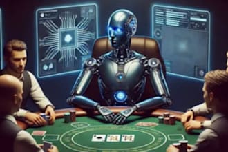 build ai poker bot,trading bot,ludo,  crash game,ai model,gto plosolver,igaming